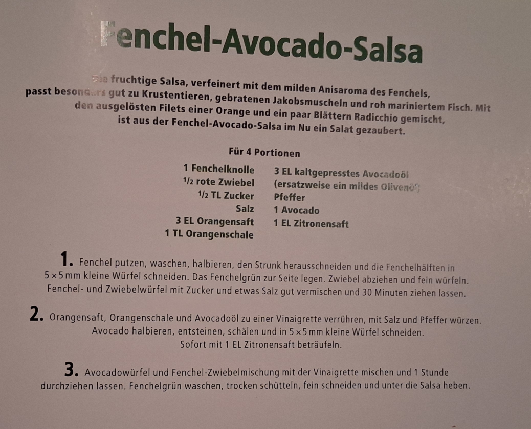 Fenchel-Avocado-Salsa